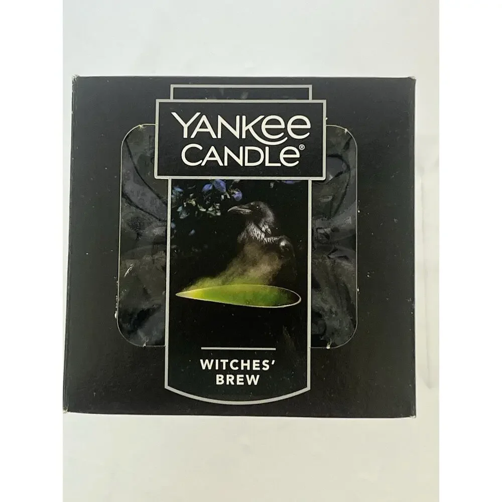 Yankee Candle Witches Brew 12 Scented Tea Lights Halloween Retired Black